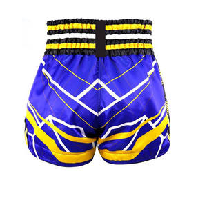 Pantalones Cortos de Muay Thai en Tela Satinada para Boxeo, Karate, Entrenamiento en Gimnasio, Ropa de Combate, Alta Flexibilidad, Ropa Deportiva para Artes Marciales - Product Image 6