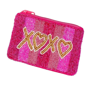 Monedero Tradicional Bordado con Cuentas, Monedero Moderno Hecho a Mano con Cuentas, Monedero Ligero con Cremallera Mini, Diseño Superior para Mujer - Product Image 4