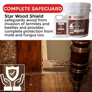 Water Based Clear Wood Finish for Furniture Flooring Doors <b>Decking</b> and Decorative Wooden Surfaces - Product Image 4