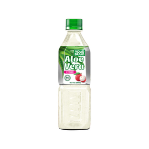 Meilleur Prix 500ml Jus d'Aloe Vera de Votre Marque du Vietnam OEM Boisson Aromatisée Litchi Fabricant Vente en Gros Conditionnement en Bouteille - Product Image 1
