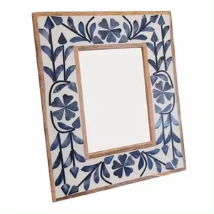 Cadre photo en os incrusté, léger, imperméable, de qualité supérieure, design personnalisé, découpe soignée, couleur naturelle, style moderne classique, vente en gros - Product Image 3