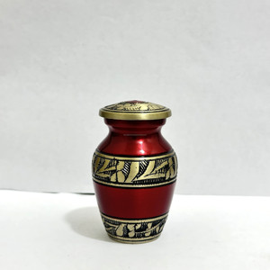 Urna Funeraria de Aluminio Hecha a Mano, Estilo Americano, Pequeña, para Cenizas de Mascotas y Humanos, 3 Pulgadas, Diseños Personalizables, Proveedor Mayorista - Product Image 4