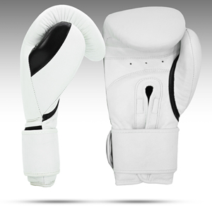 Training Boxing Gloves for Sparring Kickboxing Muay Thai Bag Work MMA Glove in Genuine Leather Wide <b>Strap</b> <b>Velcro</b> Closure Glove - Product Image 3