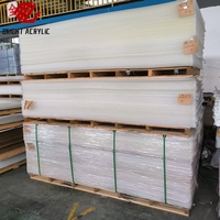 MINGLIANG personnalisé 15mm feuille acrylique pailletée PMMA conseil pour meubles bords sans couture avec Service de traitement de coupe