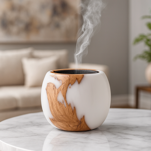 Quemador de Incienso de Resina Hecho a Mano de Lujo, Mubkhar con Cuenco de Latón, Ecológico, Aromaterapia Religiosa, Decoración del Hogar, Regalo de Ramadán y Eid, Estilo Real - Product Image 2