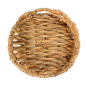 Boho Water Hyacinth Tray for Ramadan, Multifunctional Handwoven Chocolate & Dried Fruit Storage <b>Basket</b>, Elegant Eid <b>Table</b> Decor - Product Image 2
