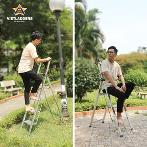 EN131 TUV Certified Vietladders NKVL-2SL 2-Step Aluminum Foldable <b>Ladder</b> with Slim Wide <b>Platform</b> for Household & Apartment Use - Product Image 5