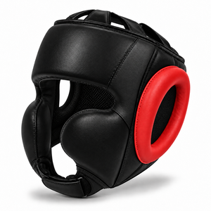 CHAMPS GEARS Protector de Cabeza Profesional de Cuero para Boxeo - Ajustable, Transpirable, con Visor Transparente, Protección Deportiva Personalizada - Product Image 4
