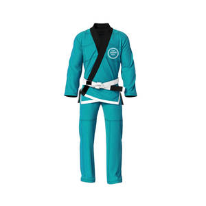Kimono de BJJ personnalisé 100% coton léger, extensible, respirant, séchage rapide, unisexe, vêtements d'arts martiaux avec impression de logo sur le devant - Product Image 2