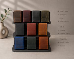Custom Genuine Leather <b>Card</b> Holder Wholesale Slim Credit <b>Card</b> Pocket <b>Case</b> Luxury RFID <b>Business</b> <b>Card</b> Wallet LCH-0168 - Product Image 4