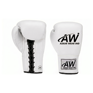 ถุงมือชกมวย Askar Wear Ind หนังแท้ ระบายอากาศได้ดี สำหรับผู้ใหญ่ พร้อมเชือกผูก - Product Image 1