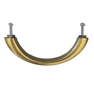 <span class=keywords><strong>Maniglie</strong></span> per Cofano Funebre in Ottone Anticato Ornato, in Lega di Zinco, con Barra Mobile, Placcate Oro, Forniture Funerarie, Stile Americano - Product Image 2