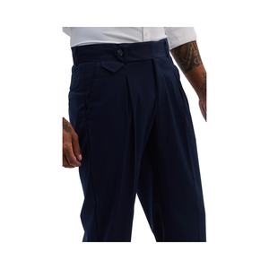 Pantalones de chándal de corte recto coreano semiformal para hombre que ofrecen un aspecto elegante y cómodo para ropa informal y de oficina - Product Image 3