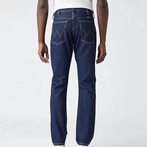 Jeans en denim délavé de qualité supérieure pour hommes, style streetwear moderne, tissu uni, écologique, séchage rapide, léger, confort décontracté - Product Image 2