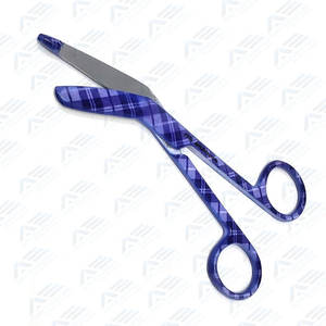 Tijeras para Vendajes Lister, Instrumento Médico, Instrumentos Quirúrgicos, Tijeras para Enfermeras con Mango de Diferentes Colores, Tijeras Médicas para Trauma - Product Image 5