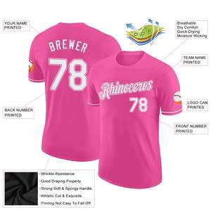 Maillot de baseball d'exportation haut de gamme, logo personnalisé, uniforme d'équipe, respirant, en polyester performant, fournisseur OEM en gros - Product Image 4