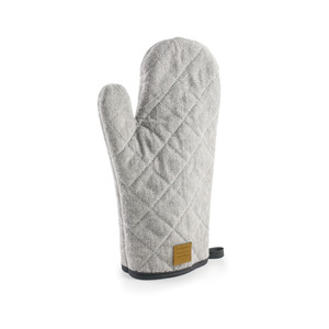 Guanto da Forno Grigio Trapuntato in Cotone Resistente al Calore per Protezione in Cucina - Product Image 1