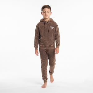 Conjunto Deportivo con Capucha para Niños, Lavado Ácido, Algodón 2026, Corte Regular, Logotipo Personalizado, Ropa Casual para Uso Diario - Product Image 4