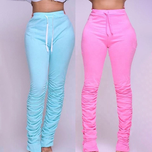 Ensemble pantalon de survêtement et pantalon évasé pour femme, taille mi-haute, assorti, style streetwear décontracté, coupe skinny, hiver, dentelle, pour soirée, événement, voyage - Product Image 5