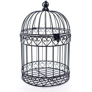 กรงนกโลหะตกแต่งอย่างหรูหรา ดีไซน์สวยงาม เหมาะสำหรับเป็นของขวัญและของตกแต่งบ้านระดับพรีเมียม - Product Image 1