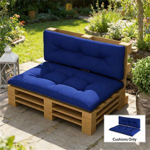 Cuscini da Esterno Blu Navy per Giardino - Solo Cuscino - Product Image 1