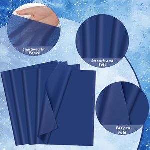 20 Sacchetti Regalo in Carta Velina Blu 20 x 14 Pollici, 160 Fogli, Confezione Grande per Artigianato Fai-da-Te e Confezioni Regalo Natalizie - Product Image 2