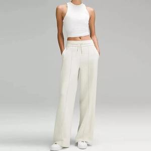 Pantalon Harem Rose pour Homme en Polaire à Jambes Larges, Taille Élastique avec Cordon de Serrage, Poches Latérales, Tricoté en Laine, Style Décontracté Hip Hop, Idéal pour l'Hiver - Product Image 3