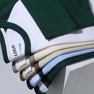 T-shirts personnalisés coupe ajustée en coton peigné épais pour hommes et femmes, design bicolore rouge/noir à épaules tombantes raglan, anti-boulochage - Product Image 3