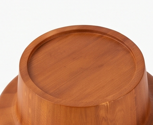Premium Handmade Wooden Bowl With <b>Stand</b> Minimalist Design For <b>Food</b> Serving And Sophisticated Home Decoration - Product Image 2