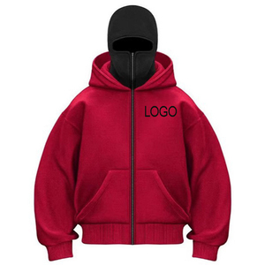 Custom Men <b>Full</b> <b>Zip</b> Hoodie Heavyweight Cotton 100% Premium Quality Oversized Streetwear <b>Sweatshirt</b> New Trendy Style For Unisex - Product Image 5