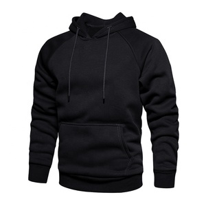 Sudadera con Capucha de Forro Polar para Hombre, Diseño Personalizado OEM, con Cierre, 100% Algodón, Logotipo Personalizado, Patrón Sólido - Product Image 2