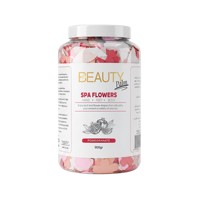 Grosir OEM/ODM Label Pribadi BEAUTY PALM Perawatan Kaki Lembut Spa Mandi Melembapkan Aroma Bunga Bentuk Bunga Asal AS Model Perawatan Kulit
