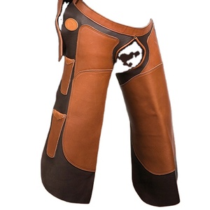 SHEMAX équitation de haute qualité, tablier Long en cuir bicolore à 4 poches - Product Image 1