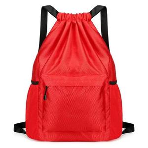 Mochila con cordón azul real de alta resistencia, bolsa deportiva resistente al agua - Product Image 4