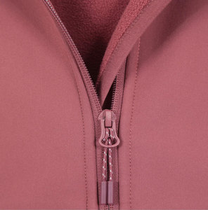 Wholesale Unisex Formal Solid Softshell Jacket Windproof Waterproof Hooded Outdoor Autumn <b>Polyester</b> Cotton Blend - Product Image 5