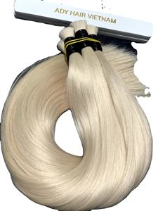 Extensiones de cabello humano Remy 100% de alta calidad, trama de piel vietnamita cruda a granel, ilustraciones atadas a mano con Color Natural - Product Image 5