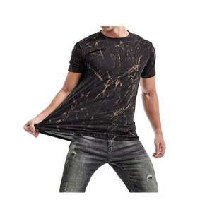 Camisetas Deportivas de Manga Corta para Hombre, Cuello Redondo, Transpirables, de Poliéster/Algodón, Corte Regular, para Verano, con Logotipo Personalizado - Product Image 2