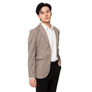 เสื้อเบลเซอร์ผ้าคอร์ดูรอยโพลีเอสเตอร์ 100% น้ำหนักเบา แบบย้อมสีสำเร็จรูป สำหรับผู้ชาย ไซส์ S-XL ราคาขายส่ง พร้อมบริการ OEM/ODM - Product Image 3