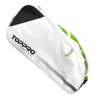 Bolsa de Pádel Unisex Moderna, Impermeable, de Poliéster 600D y 1680D, en Blanco y Negro, con Cierre de Cremallera, Solución Elegante y Práctica, China