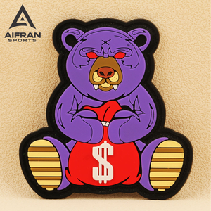 Aifran Factory Custom PVC Rubber <b>Patch</b> with Hook Loop Backing for Hats <b>Backpack</b> Clothing Durable Logo <b>Patch</b> - Product Image 5