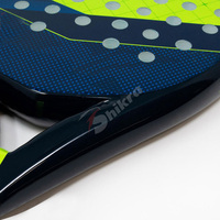 Raqueta de Tenis de Mesa Profesional Personalizada de Alta Calidad, Shikra Industries, Construcción de Fibra de Carbono de 7 Capas, Goma con Puntos