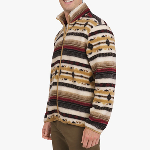 Nouvelle Arrivée 2026 – Veste d'hiver matelassée en polaire Sherpa grande taille pour homme, col rond, décontractée, pour l'extérieur, avec logo frontal, personnalisable, haute qualité - Product Image 2