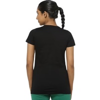 T-shirt en coton à manches courtes pour femmes grande taille avec broderie, t-shirts de haute qualité personnalisables pour la vente en gros