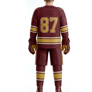 Uniforme de hockey sur glace moderne avec tissu extensible léger conçu pour l'entraînement, les compétitions et les activités sportives - Product Image 4