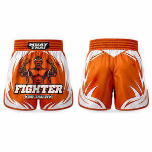 Pantalones Cortos de Muay Thai Glory Professional Fighting, Diseño Personalizado de Alta Calidad, Venta al por Mayor, Transpirables, de Pana, Color Personalizado, OEM - Product Image 1