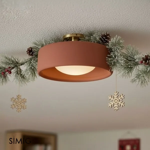 Plafonnier semi-encastré minimaliste Anders en porcelaine Aura de <span class=keywords><strong>Simig</strong></span> Lighting, luminaire moderne - Product Image 4
