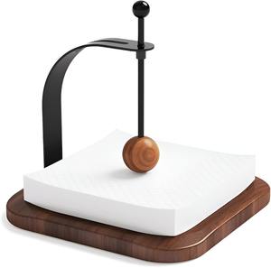 Dispensador de Papel Tisú Cuadrado de Metal y Madera Ecológico de Lujo para Cafetería, Restaurante, Hotel, Bar, Cocina, Sala de Estar, Decoración de Escritorio - Product Image 3