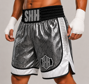 Pantalones Cortos de MMA OEM, Personalizados con Impresión, Unisex, de Secado Rápido, Transpirables, 100% Poliéster, SHH Industries, para Boxeo y Muay Thai - Product Image 5