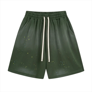 Shorts de sport décontractés pour hommes, vintage, écologiques, unis, à séchage rapide, avec logo personnalisé, respirants, de haute qualité, pour l'entraînement et la course à pied - Product Image 5