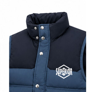 Premium <b>Men's</b> <b>Thermal</b> Winter Bodywarmer Sleeveless Jacket with Modern Quilted Design Windproof Construction and Custom Branding - Product Image 3